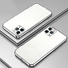 Coque Ultra Fine TPU Souple Housse Etui Transparente SY2 pour Apple iPhone 11 Pro Argent