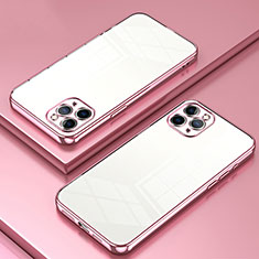 Coque Ultra Fine TPU Souple Housse Etui Transparente SY2 pour Apple iPhone 11 Pro Max Or Rose