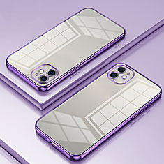 Coque Ultra Fine TPU Souple Housse Etui Transparente SY2 pour Apple iPhone 11 Violet
