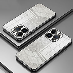 Coque Ultra Fine TPU Souple Housse Etui Transparente SY2 pour Apple iPhone 15 Pro Max Noir