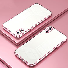 Coque Ultra Fine TPU Souple Housse Etui Transparente SY2 pour Apple iPhone Xs Max Or Rose