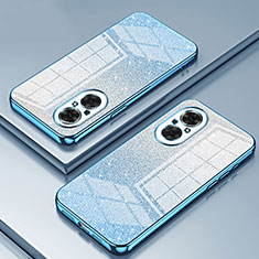 Coque Ultra Fine TPU Souple Housse Etui Transparente SY2 pour Huawei Honor 50 SE 5G Bleu