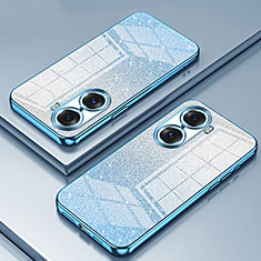 Coque Ultra Fine TPU Souple Housse Etui Transparente SY2 pour Huawei Honor 60 Pro 5G Bleu