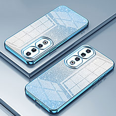 Coque Ultra Fine TPU Souple Housse Etui Transparente SY2 pour Huawei Honor 90 Pro 5G Bleu
