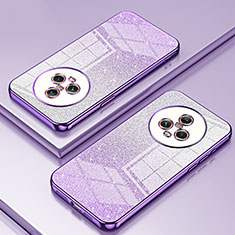 Coque Ultra Fine TPU Souple Housse Etui Transparente SY2 pour Huawei Honor Magic5 5G Violet