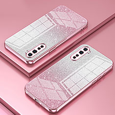 Coque Ultra Fine TPU Souple Housse Etui Transparente SY2 pour OnePlus Nord Or Rose