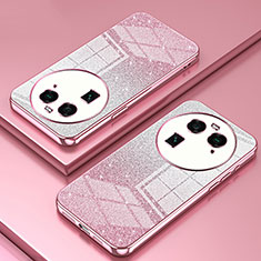 Coque Ultra Fine TPU Souple Housse Etui Transparente SY2 pour Oppo Find X6 5G Or Rose