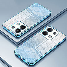 Coque Ultra Fine TPU Souple Housse Etui Transparente SY2 pour Xiaomi Redmi Note 13 5G Bleu