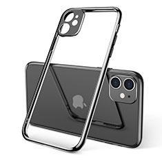 Coque Ultra Fine TPU Souple Housse Etui Transparente U02 pour Apple iPhone 11 Noir