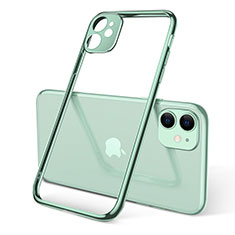 Coque Ultra Fine TPU Souple Housse Etui Transparente U02 pour Apple iPhone 11 Vert