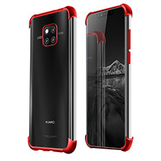 Coque Ultra Fine TPU Souple Housse Etui Transparente U03 pour Huawei Mate 20 Pro Rouge