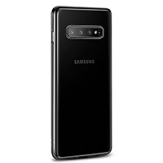 Coque Ultra Fine TPU Souple Housse Etui Transparente U03 pour Samsung Galaxy S10 Plus Noir
