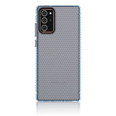 Coque Ultra Fine TPU Souple Housse Etui Transparente YF1 pour Samsung Galaxy Note 20 5G Bleu