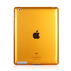 Coque Ultra Fine TPU Souple Transparente pour Apple iPad 2 Jaune