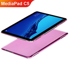 Coque Ultra Fine TPU Souple Transparente T02 pour Huawei MediaPad C5 10 10.1 BZT-W09 AL00 Rose