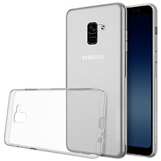 Coque Ultra Fine TPU Souple Transparente T02 pour Samsung Galaxy A8+ A8 Plus (2018) A730F Clair