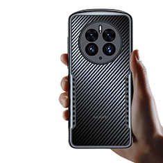 Coque Ultra Fine TPU Souple Transparente T06 pour Huawei Mate 50 Noir