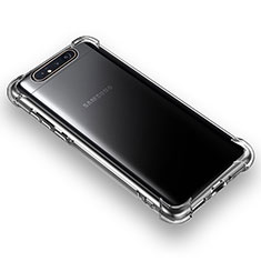 Coque Ultra Fine TPU Souple Transparente T06 pour Samsung Galaxy A80 Clair