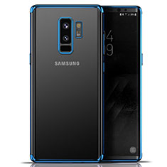 Coque Ultra Fine TPU Souple Transparente T06 pour Samsung Galaxy S9 Plus Bleu