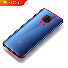 Coque Ultra Fine TPU Souple Transparente T07 pour Huawei Mate 20 X 5G Rouge