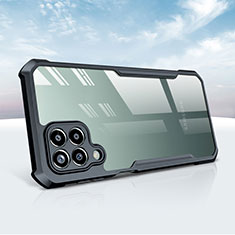 Coque Ultra Fine TPU Souple Transparente T08 pour Samsung Galaxy A12 Nacho Noir