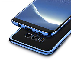 Coque Ultra Fine TPU Souple Transparente T08 pour Samsung Galaxy S8 Bleu