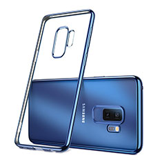 Coque Ultra Fine TPU Souple Transparente T09 pour Samsung Galaxy S9 Plus Bleu