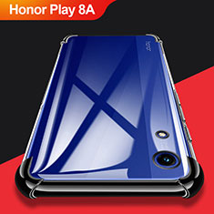 Coque Ultra Fine TPU Souple Transparente T11 pour Huawei Honor Play 8A Noir