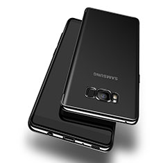 Coque Ultra Fine TPU Souple Transparente T14 pour Samsung Galaxy S8 Noir