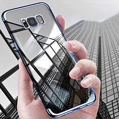 Coque Ultra Fine TPU Souple Transparente T17 pour Samsung Galaxy S8 Bleu