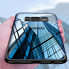 Coque Ultra Fine TPU Souple Transparente T17 pour Samsung Galaxy S8 Noir