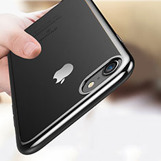 Coque Ultra Fine TPU Souple Transparente T18 pour Apple iPhone SE (2020) Noir