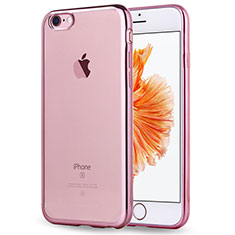 Coque Ultra Fine TPU Souple Transparente T18 pour Apple iPhone SE3 (2022) Or Rose