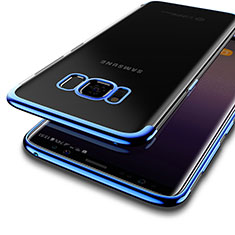 Coque Ultra Fine TPU Souple Transparente T18 pour Samsung Galaxy S8 Plus Bleu