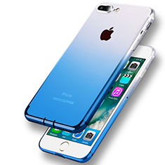 Coque Ultra Fine Transparente Souple Degrade G01 pour Apple iPhone 8 Plus Bleu