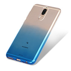 Coque Ultra Fine Transparente Souple Degrade G01 pour Huawei Maimang 6 Bleu