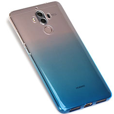 Coque Ultra Fine Transparente Souple Degrade G01 pour Huawei Mate 9 Bleu