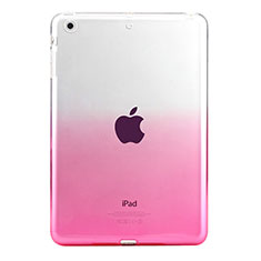 Coque Ultra Fine Transparente Souple Degrade pour Apple iPad Mini 3 Rose