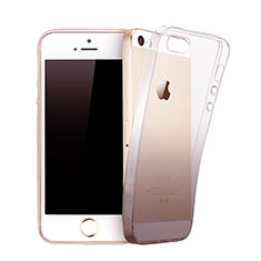 Coque Ultra Fine Transparente Souple Degrade pour Apple iPhone 5S Gris