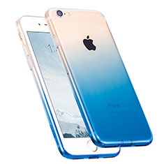 Coque Ultra Fine Transparente Souple Degrade pour Apple iPhone 7 Bleu