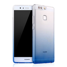 Coque Ultra Fine Transparente Souple Degrade pour Huawei P9 Bleu