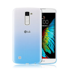 Coque Ultra Fine Transparente Souple Degrade pour LG K10 Bleu
