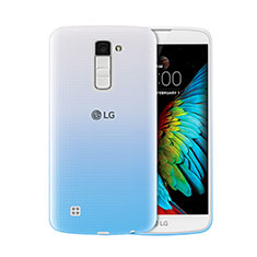 Coque Ultra Fine Transparente Souple Degrade pour LG K7 Bleu