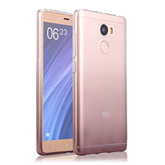 Coque Ultra Fine Transparente Souple Degrade pour Xiaomi Redmi 4 Standard Edition Gris