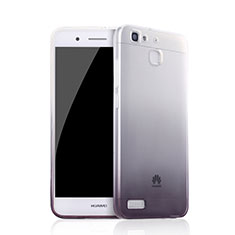Coque Ultra Fine Transparente Souple Degrade Q01 pour Huawei Enjoy 5S Noir