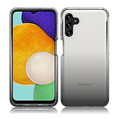Coque Ultra Fine Transparente Souple Housse Etui 360 Degres Avant et Arriere Degrade JX1 pour Samsung Galaxy A04s Noir