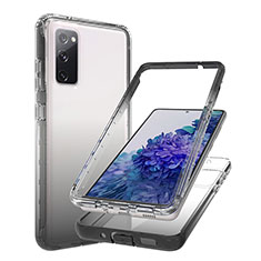 Coque Ultra Fine Transparente Souple Housse Etui 360 Degres Avant et Arriere Degrade JX1 pour Samsung Galaxy S20 FE (2022) 5G Noir