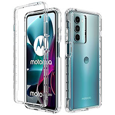 Coque Ultra Fine Transparente Souple Housse Etui 360 Degres Avant et Arriere Degrade pour Motorola Moto Edge S30 5G Clair