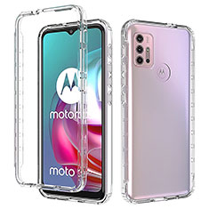 Coque Ultra Fine Transparente Souple Housse Etui 360 Degres Avant et Arriere Degrade pour Motorola Moto G20 Clair