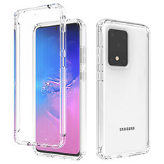 Coque Ultra Fine Transparente Souple Housse Etui 360 Degres Avant et Arriere Degrade pour Samsung Galaxy S20 Ultra 5G Clair